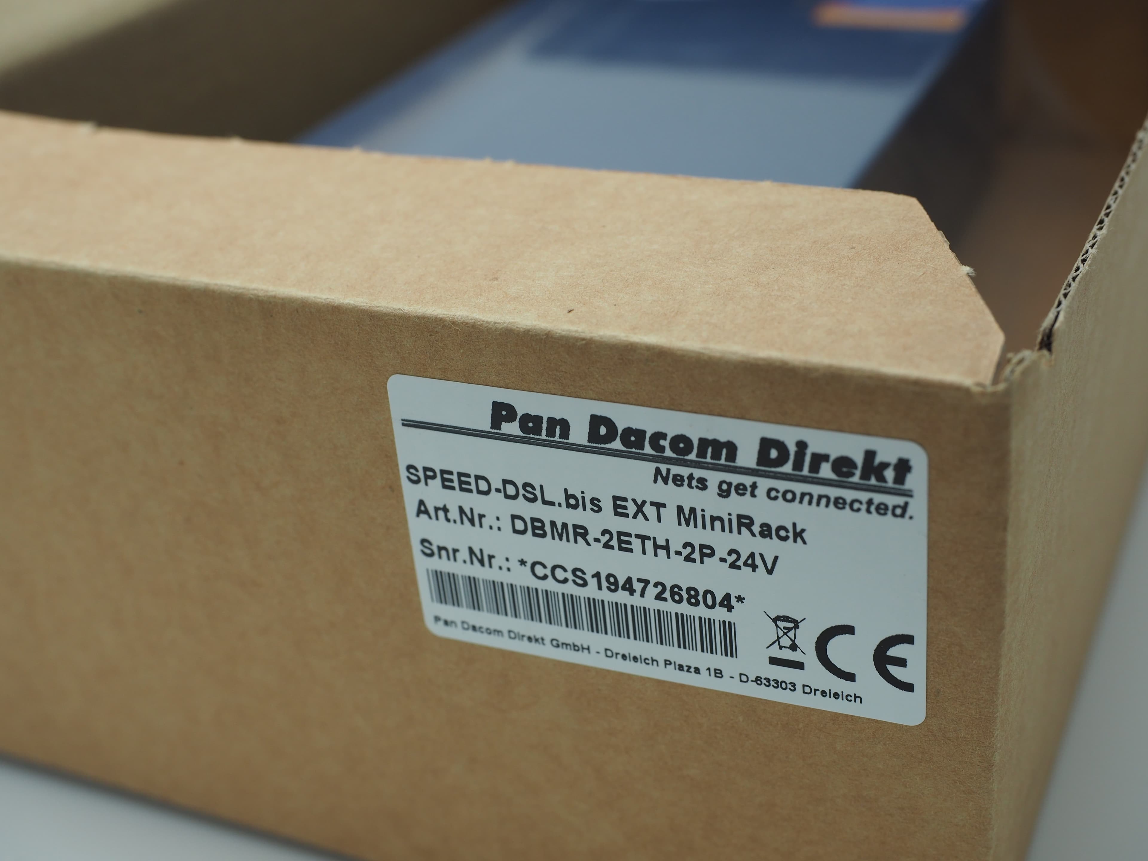 Pan Dacom Direkt SPEED-DSL.bis EXT MiniRack DBMR-2ETH-2P-24V