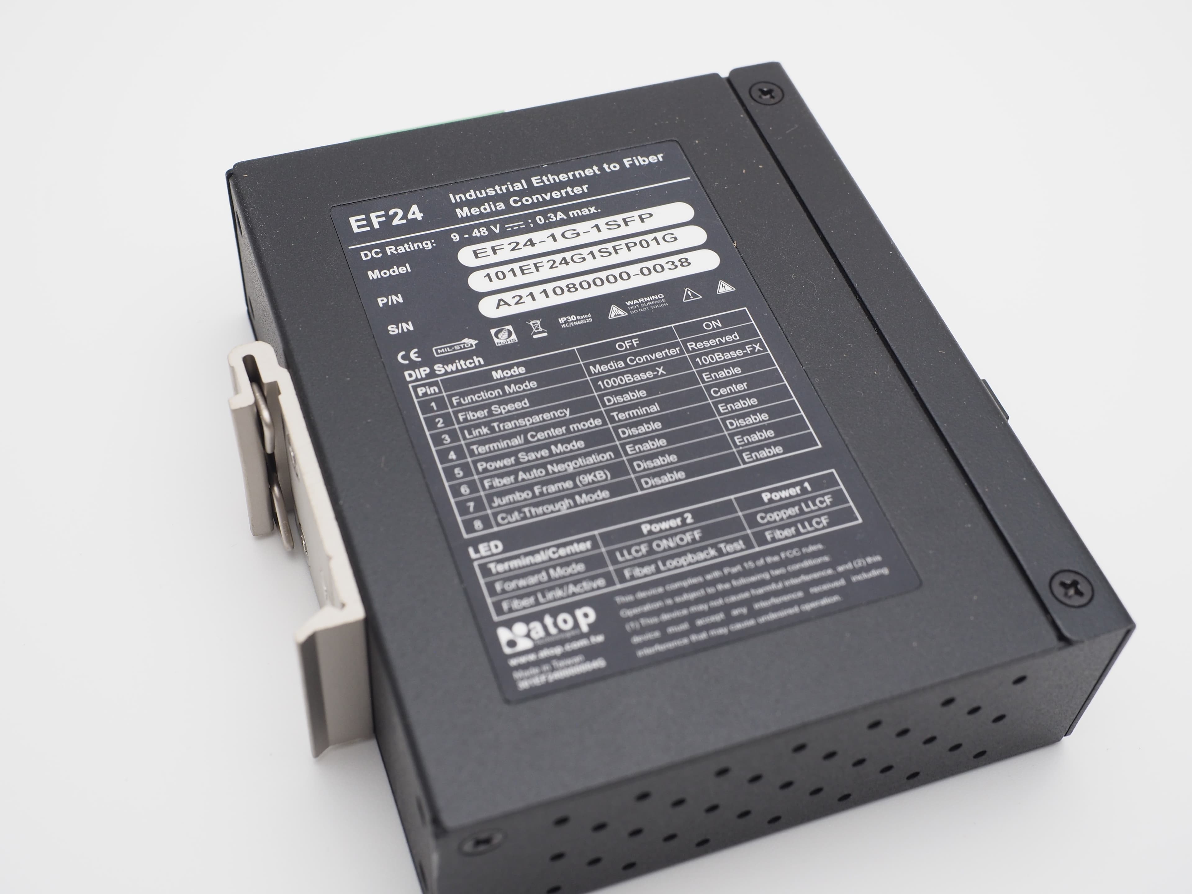 Medienkonverter EF24-1G-1SFP Industrial Ethernet to Fiber