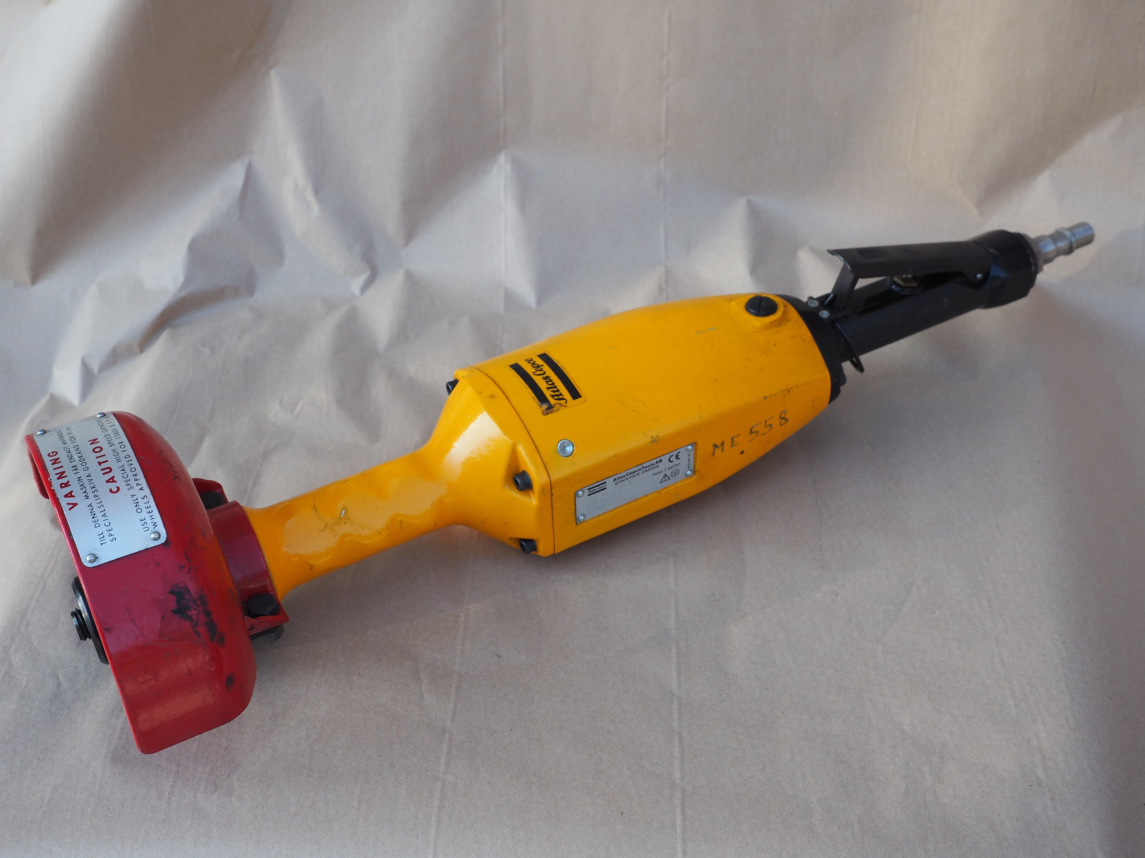 Atlas Copco LSR 64 S100 Druckluft-Winkelschleifer 10.000 r/min Pneumatik Flex
