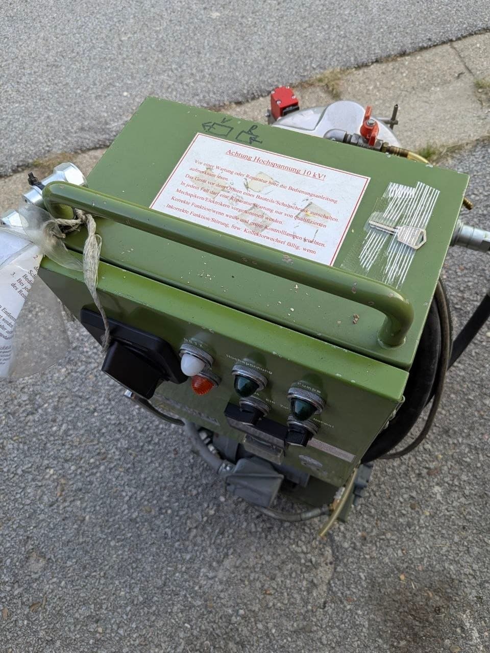KLEENTEK ELC-R10SP mobiles Elektrofilter-/Reinigungsaggregat mit Kollektor CC-R 10 SP