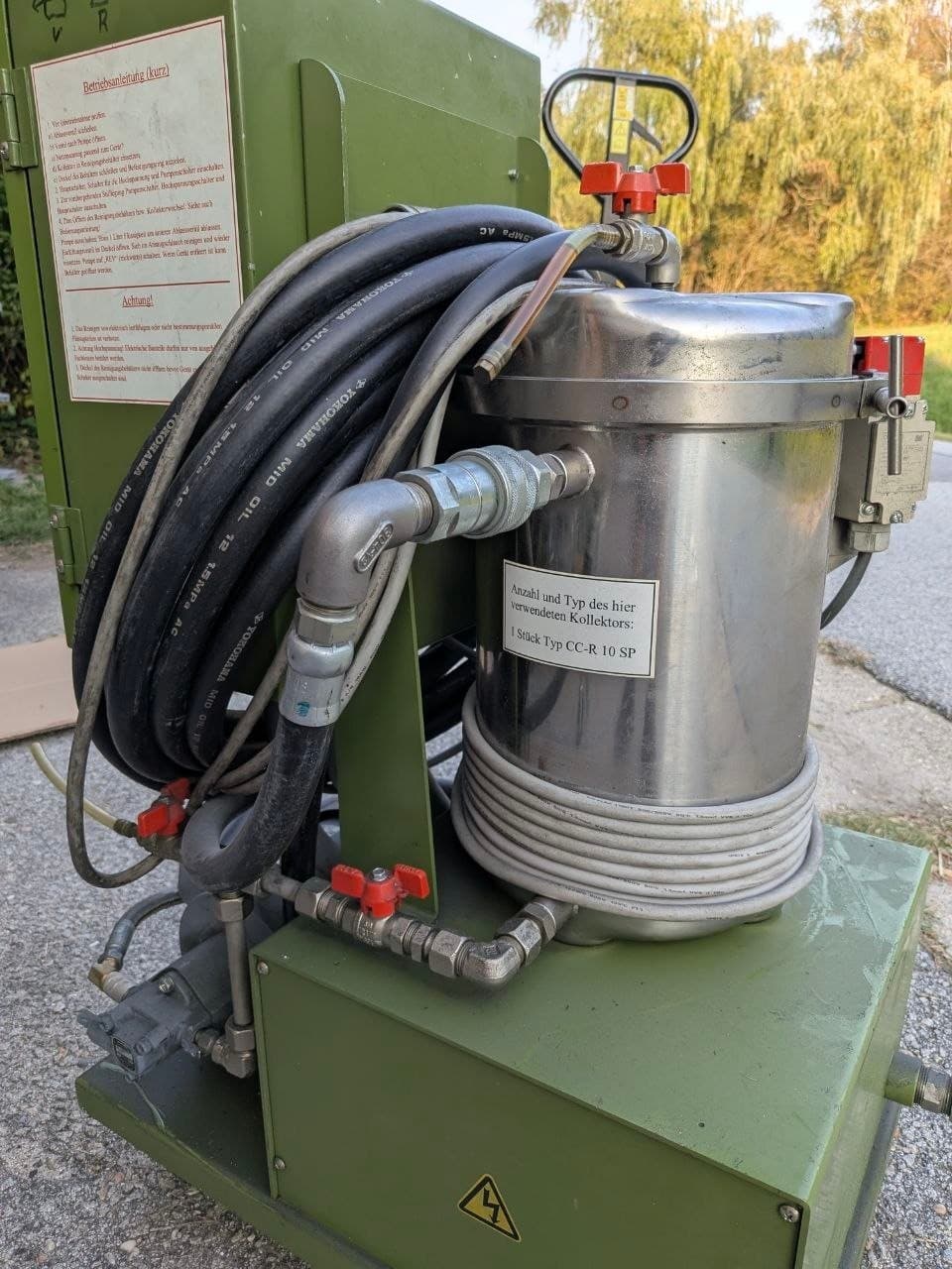 KLEENTEK ELC-R10SP mobiles Elektrofilter-/Reinigungsaggregat mit Kollektor CC-R 10 SP