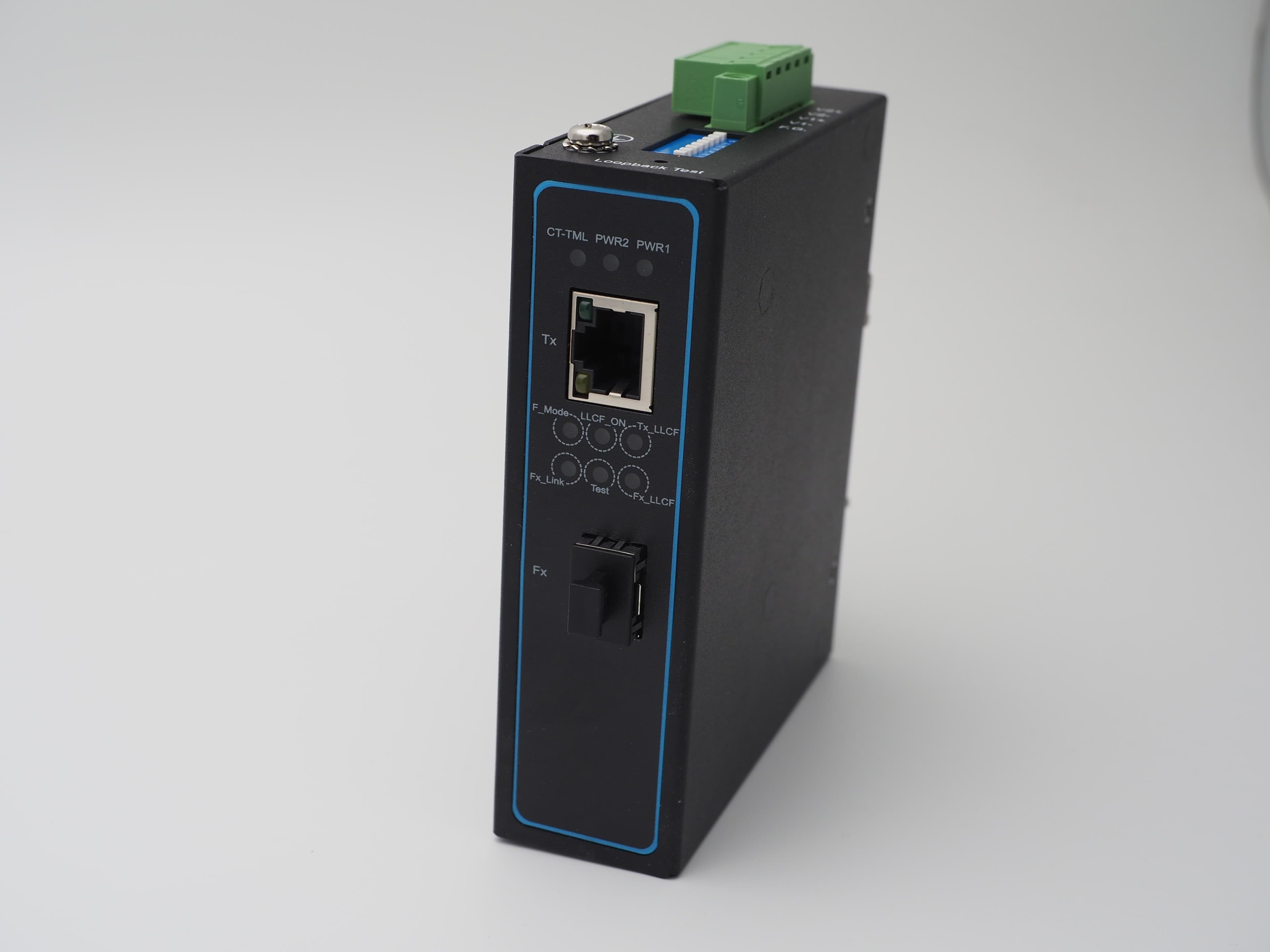 Atop EF24-1G-1SFP industrieller Ethernet-zu-Glasfaser-Medienkonverter