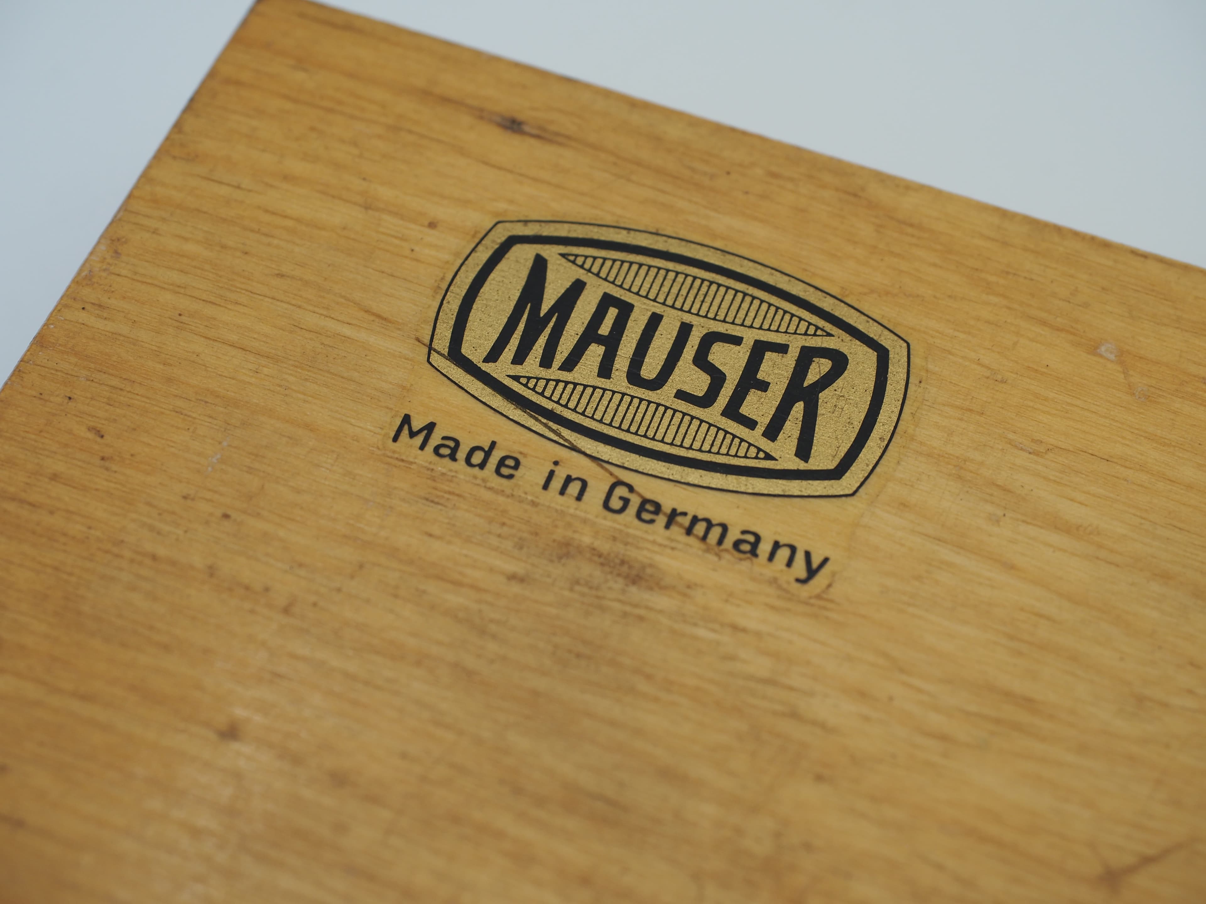MAUSER Tiefenmikrometer-Satz 0–150 mm im Holzkoffer